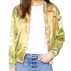 Scotch & Soda sateen palm print bomber